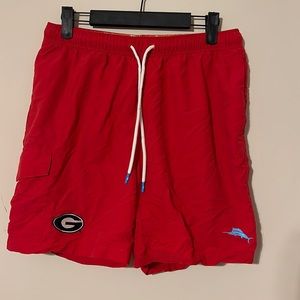 Mens Small Tommy Bahama Georgia Bulldogs Swim Trunks